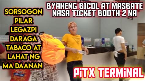 pitx ticket to bicol